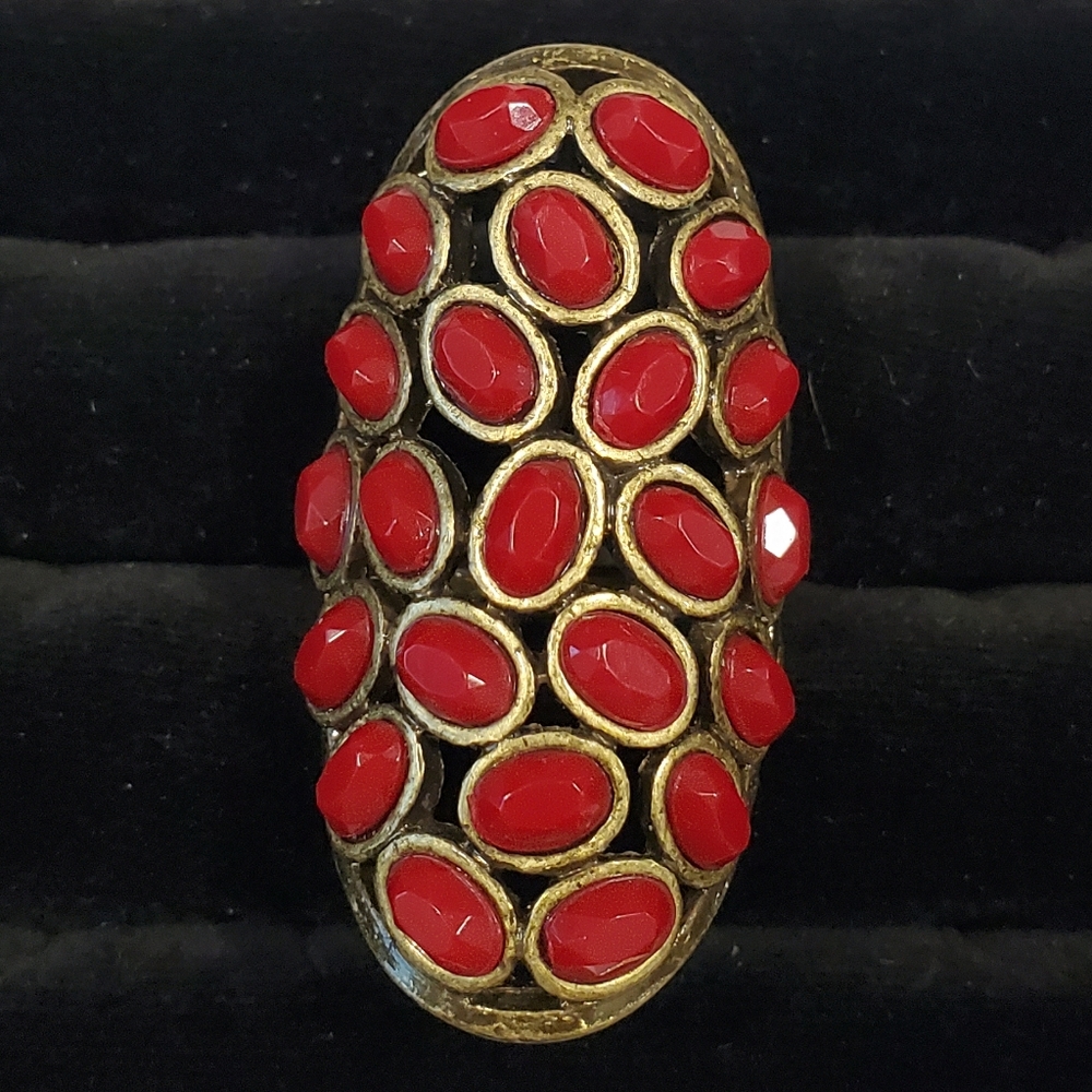 Long Bronze Color Ring